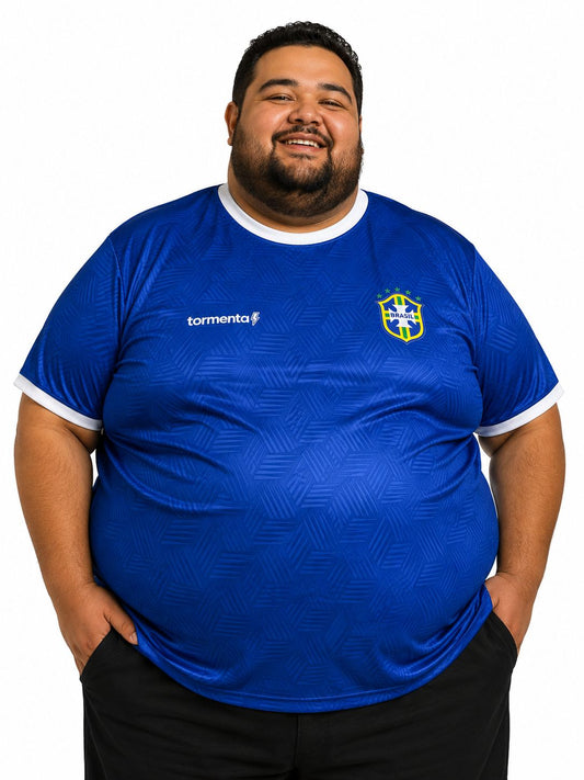 Camisa Brasil Tormenta Plus Size