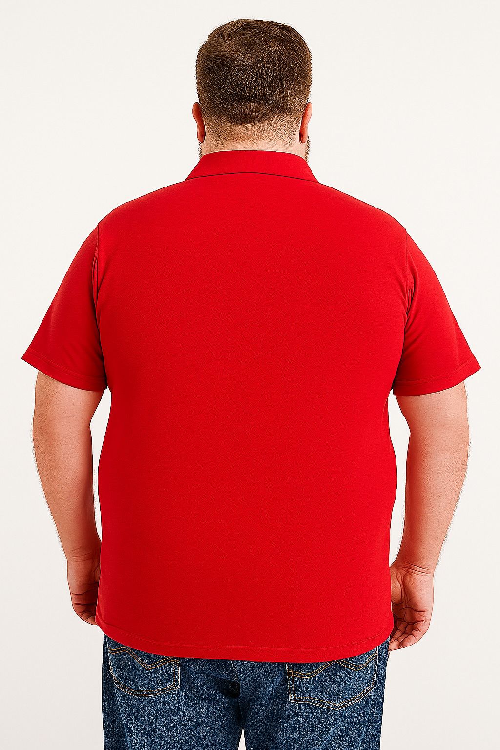 Camiseta Polo Lisa Plus Size Mepase