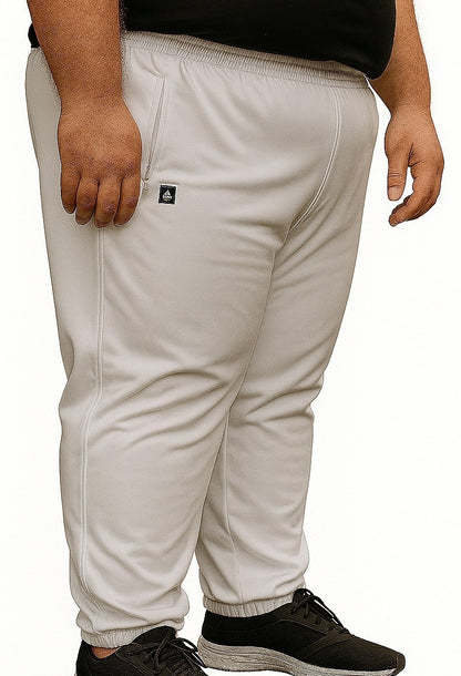 Calça Esportiva Helanca Plus Size Tormenta Com Zíper Lisa