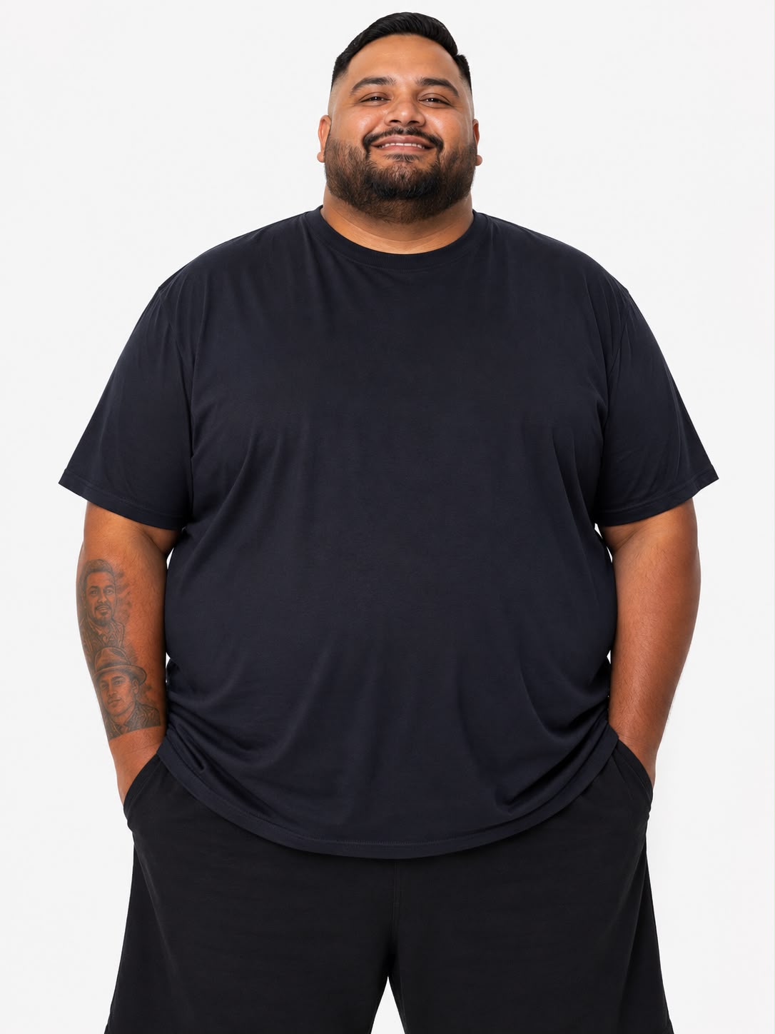 Camiseta Básica Plus Size Tormenta