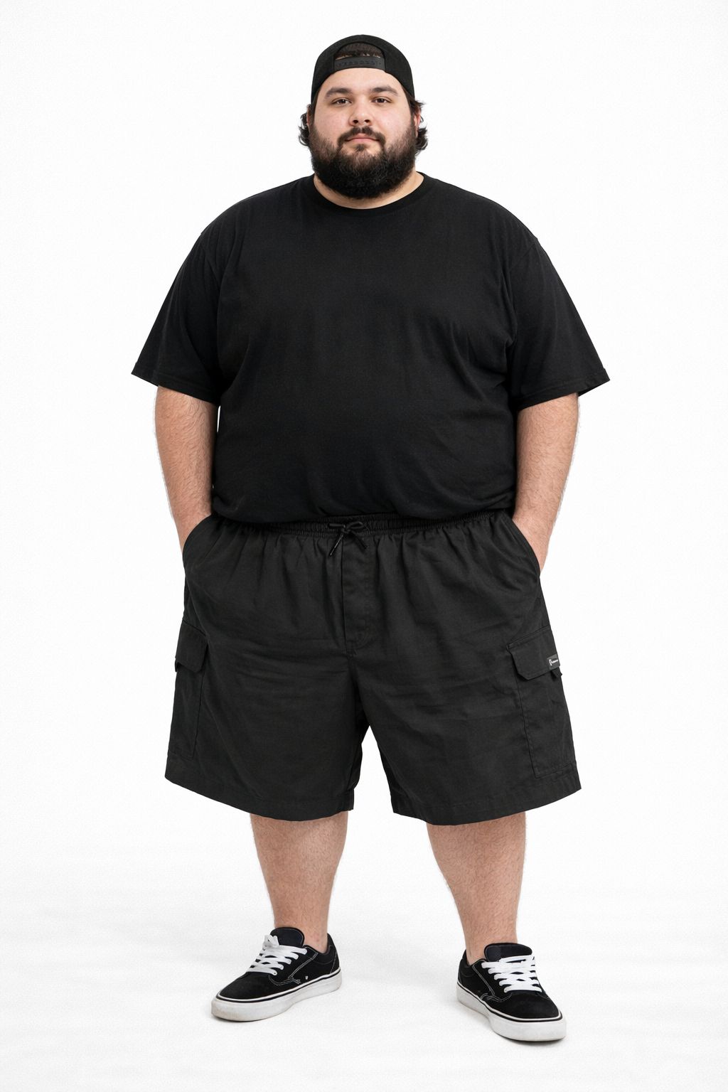 Bermuda Sarja Cargo Plus Size Tormenta