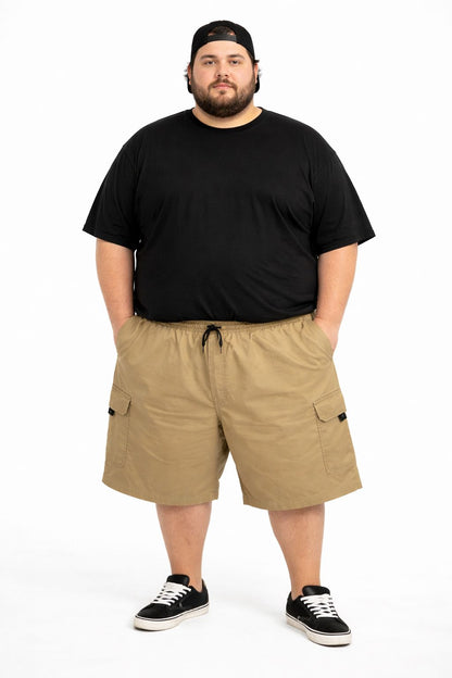 Bermuda Sarja Cargo Plus Size Tormenta