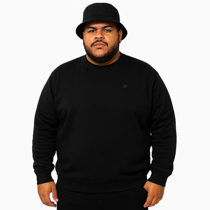 Blusa Moletom Careca Plus Size Tormenta