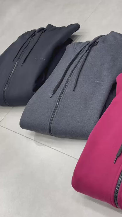 Blusa Moletom Zíper Plus Size Tormenta
